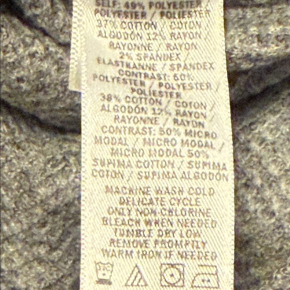 Splendid Women’s Long Sleeve Thermal Henley Shirt - Picture 6 of 6